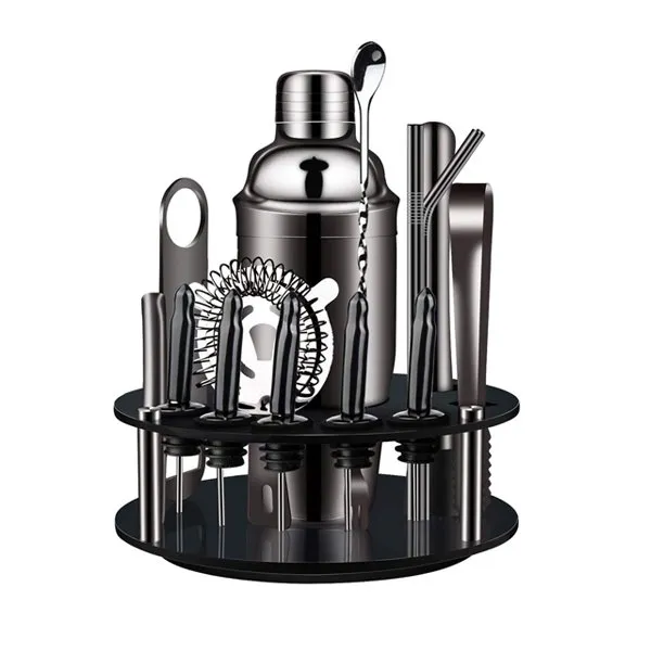 블랙 칵테일 세트(스탠드 포함)