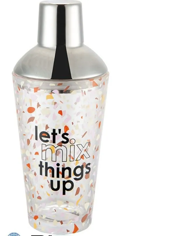 크리스탈 글래스 스케일 칵테일 셰이커