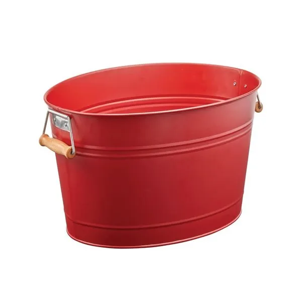 아연 도금 금속 음료 욕조