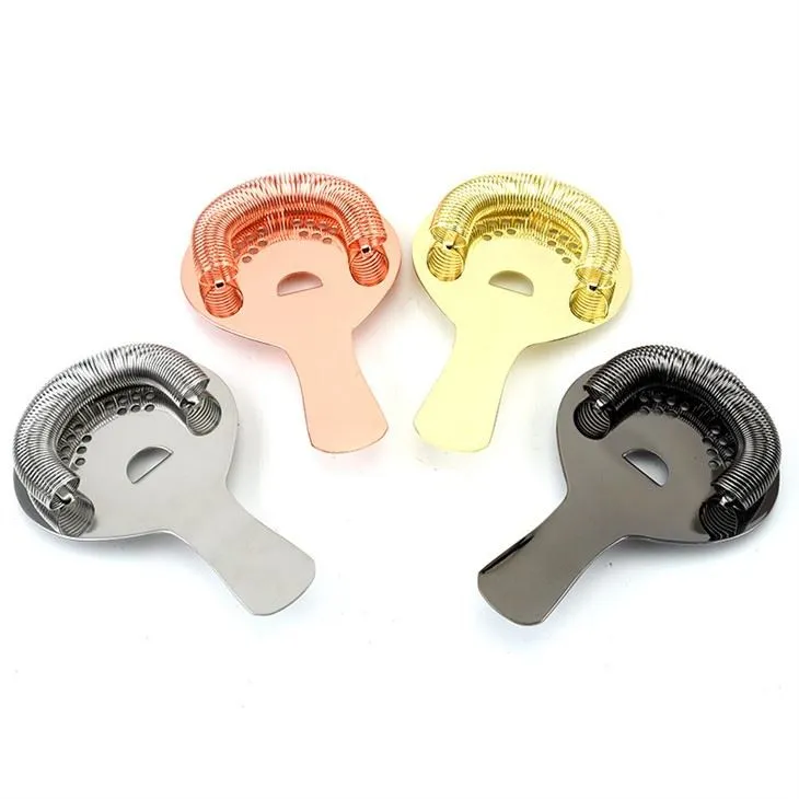 골드 호손 스트레이너 스테인리스 스틸 칵테일 스트레이너