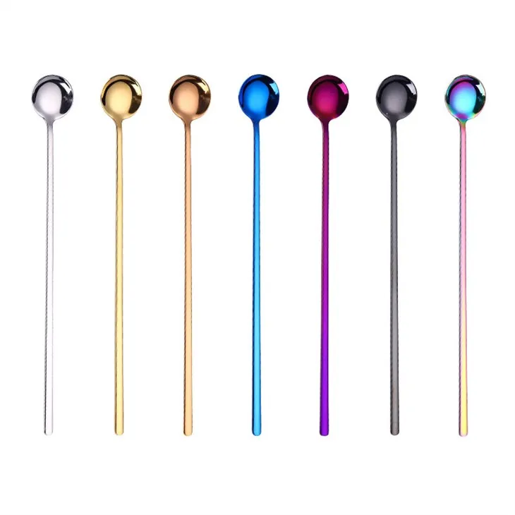 스테인레스 스틸 바 바텐더 스푼