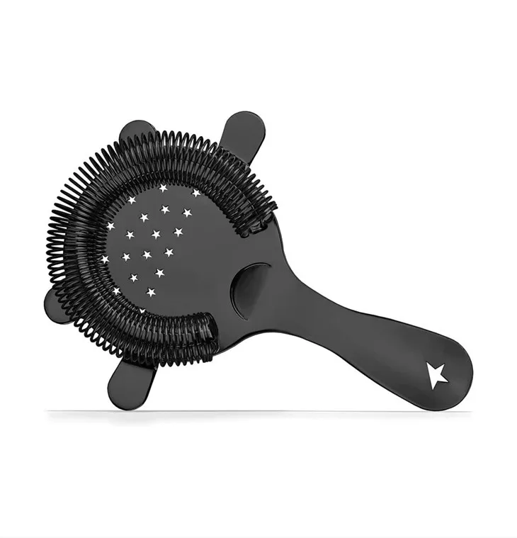 블랙 스테인레스 스틸 드링크 스트레이너