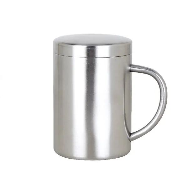 차를위한 스틸 머그잔