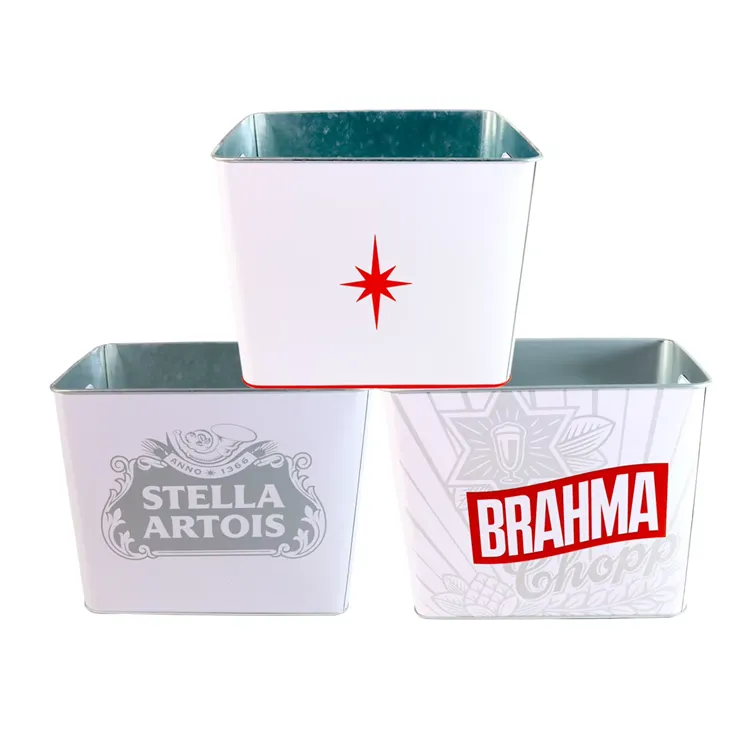 아연 도금 금속 아이스 버킷 쿨러